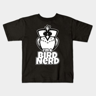 I'm a Bird Nerd for nerds & bird lovers Kids T-Shirt